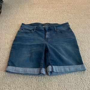 Womens jean bermuda shorts
